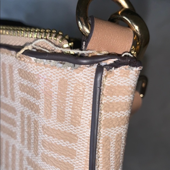 Anne Klein Tan Patterned Women's Bag - Picture 7 of 14